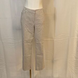 Worthington Beige Striped Capris